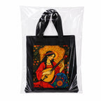 Valenium Bohemian Melody Muse Printed Tote Bag