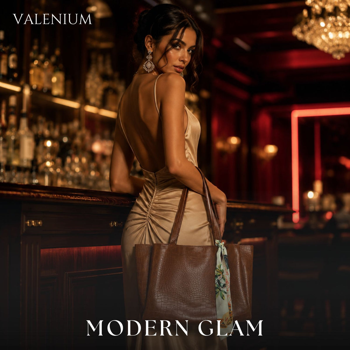 Valenium Shoulder Tote Bag