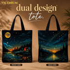 Valenium Celestial Serenity Canvas Tote Bag
