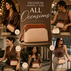 Valenium Dual-Tone Textured Sling Bag