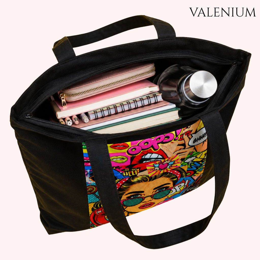 Valenium Pop Art Tote Bag