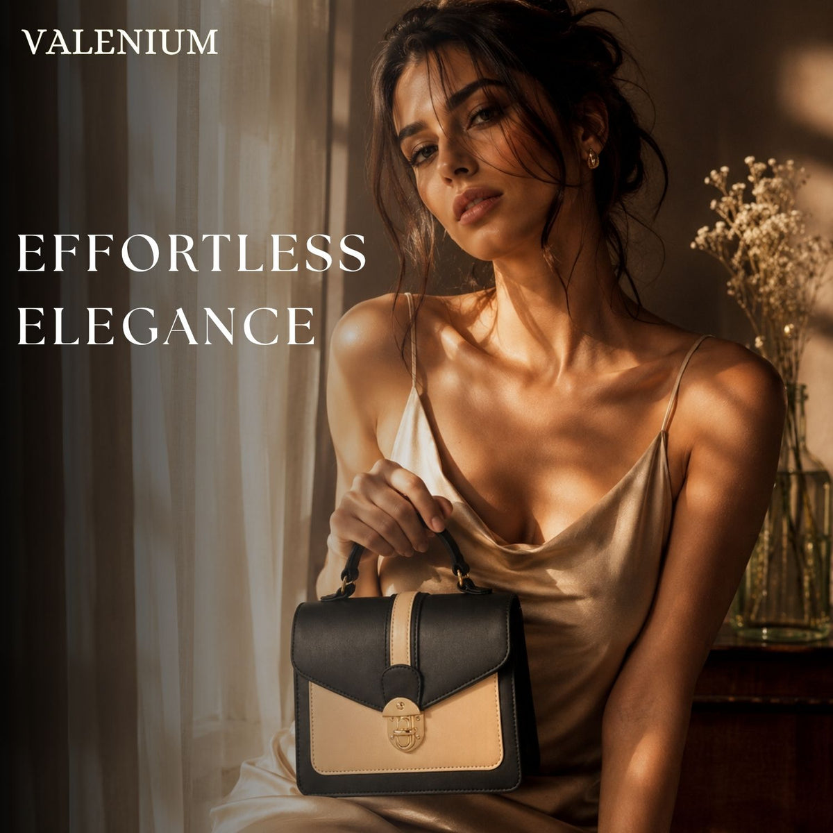 Valenium Sling Bag with Twist Lock