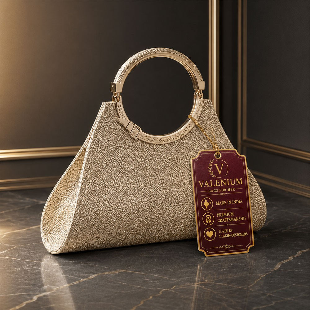 Valenium Clutch Bag (Golden)