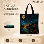 Valenium Celestial Serenity Canvas Tote Bag