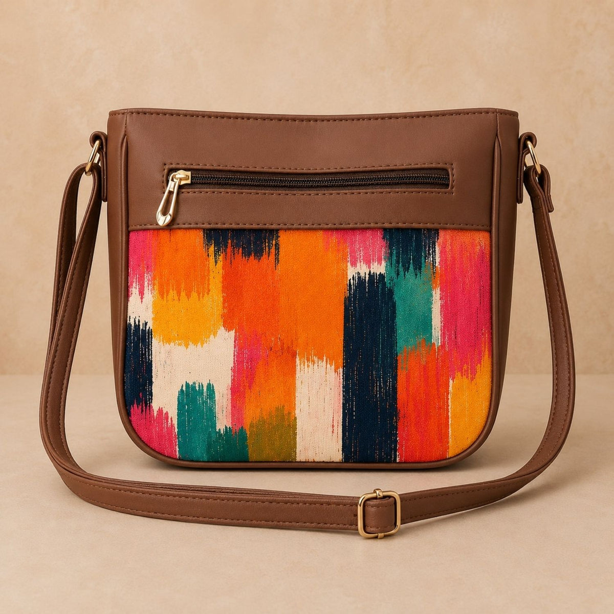 Valenium Ikat Strokes Sling Bag