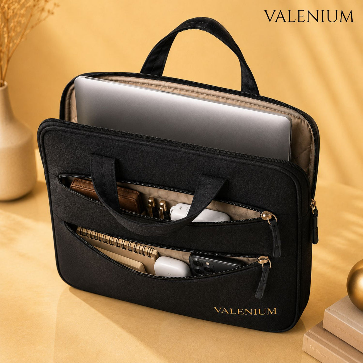 Valenium 15.6" Laptop Bag (Black)