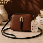 Valenium Quilted Cross Body Sling Bag ( Coffee Brown )