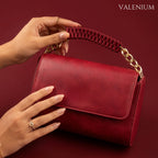 Valenium Cherry Baguette Bag (Red)