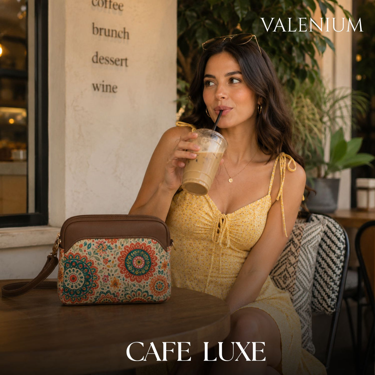 Valenium Mandala Bloom Sling Bag