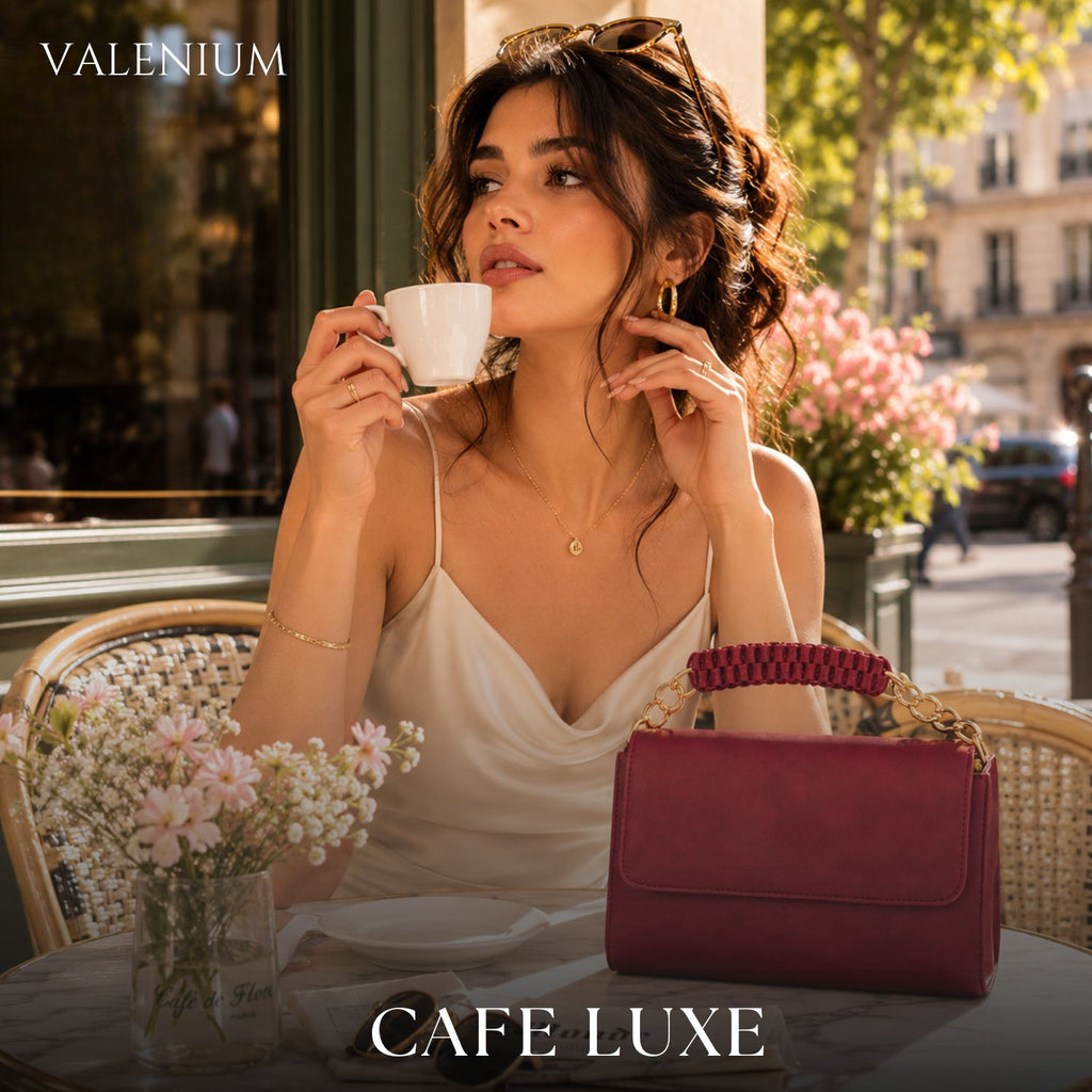 Valenium Cherry Baguette Bag (Red)