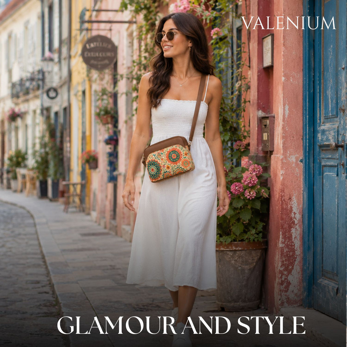 Valenium Mandala Bloom Sling Bag