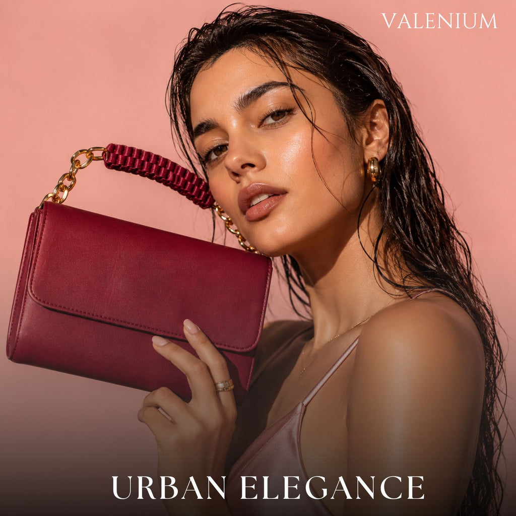 Valenium Cherry Baguette Bag (Red)