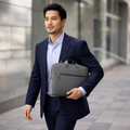 Valenium 15.6" Polyester Laptop Bag (Grey)