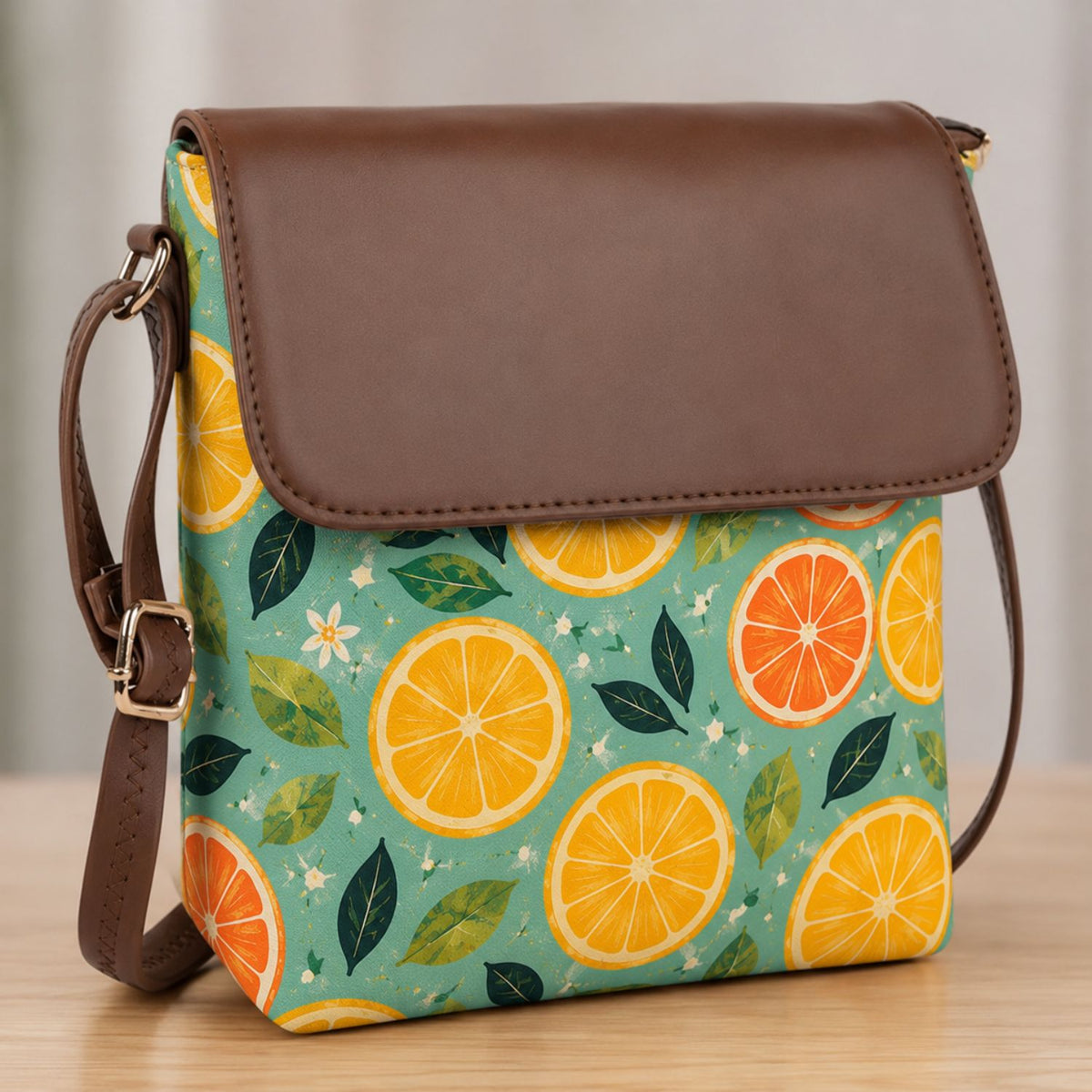 Valenium Citrus Crossbody Sling Bag