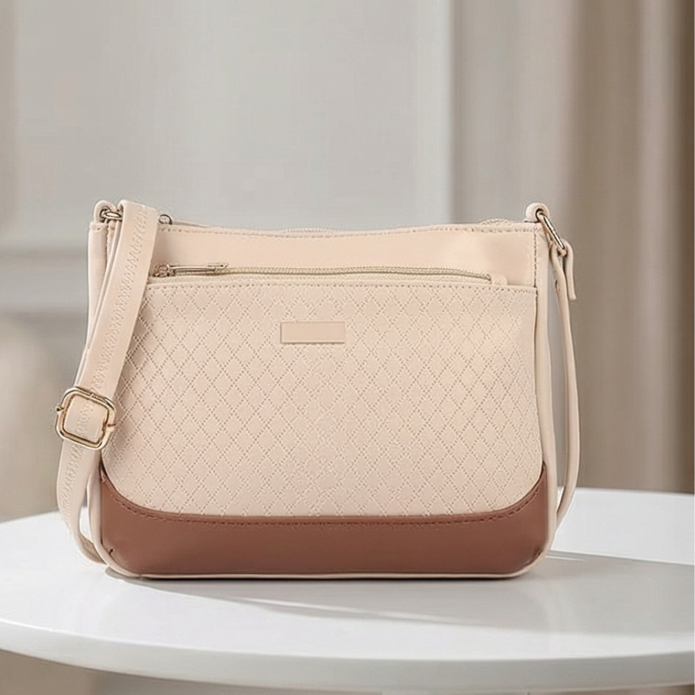 Valenium Crossbody Sling Bag (Off-White)
