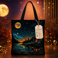 Valenium Celestial Serenity Canvas Tote Bag