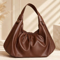 Valenium Half Moon Hobo Bag (Brown)
