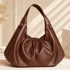 Valenium Half Moon Hobo Bag (Brown)