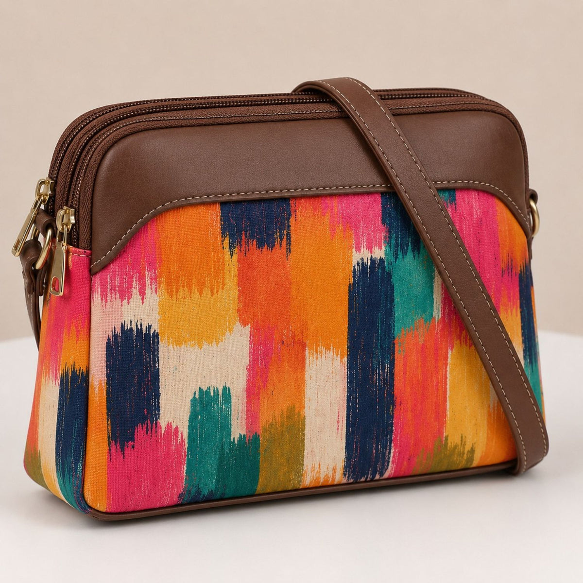 Valenium Abstract Splash Sling Bag