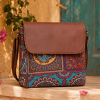 Valenium Printed Crossbody Sling Bag (Mulitcolor)