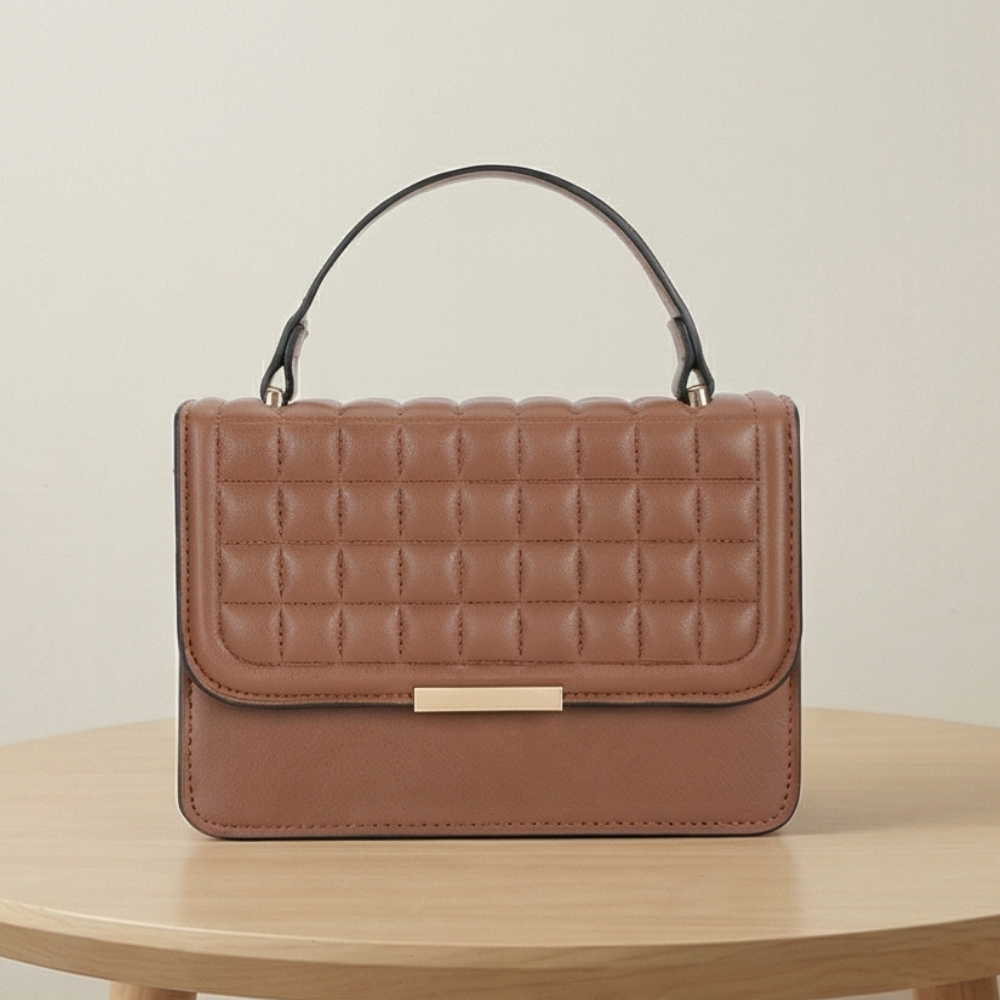 Valenium Satchel Sling Bag (Brown)