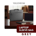 Valenium 15.6" Polyester Laptop Bag (Grey)