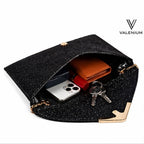 Valenium Women's Clutch Sling Bag (Black)
