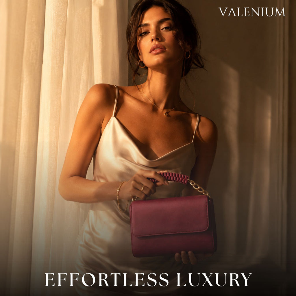 Valenium Cherry Baguette Bag (Red)