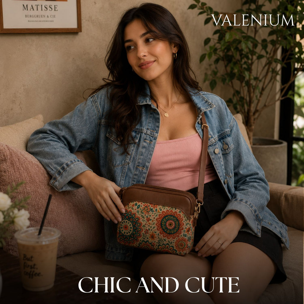 Valenium Mandala Bloom Sling Bag