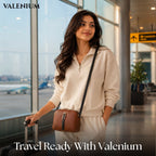Valenium Quilted Cross Body Sling Bag ( Coffee Brown )