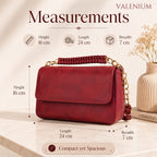 Valenium Cherry Baguette Bag (Red)