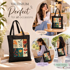 Valenium Poppy Printed Tote Bag