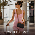 Valenium Luxe Dual-Tone Crossbody Sling Bag