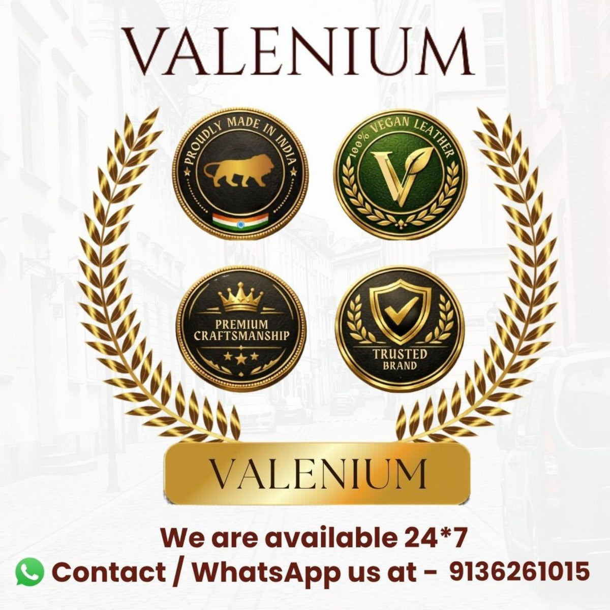 Valenium 15.6" Laptop Bag (Black)