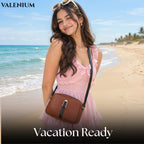 Valenium Quilted Cross Body Sling Bag ( Coffee Brown )