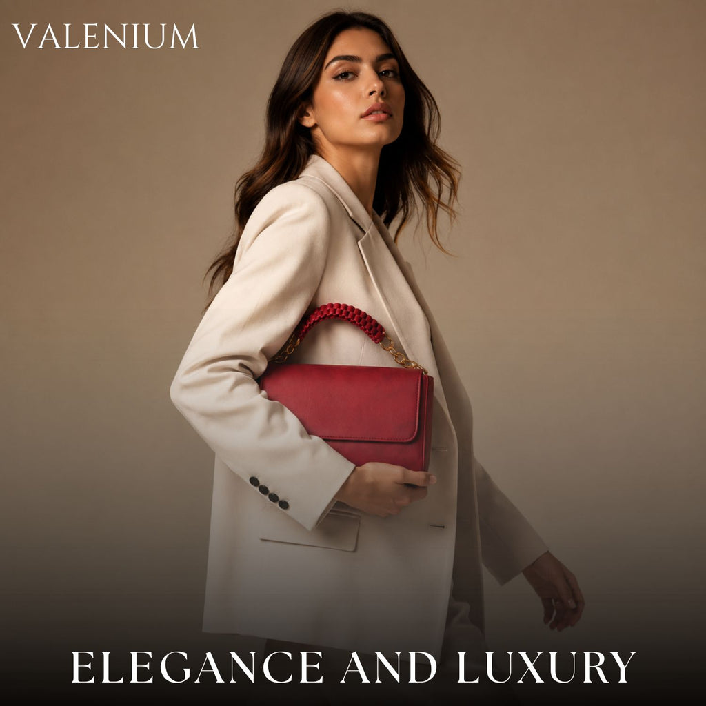 Valenium Cherry Baguette Bag (Red)