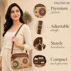 Valenium Mandala Bloom Sling Bag