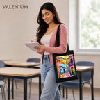 Valenium Mediterranean City Printed Tote Bag
