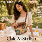 Valenium Aura Blooming Mandala Sling Bag