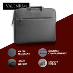 Valenium 15.6" Polyester Laptop Bag (Grey)