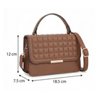 Valenium Satchel Sling Bag (Brown)