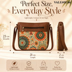 Valenium Aura Blooming Mandala Sling Bag