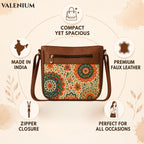 Valenium Aura Blooming Mandala Sling Bag