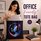 Valenium Glowing Phoenix Ascent Canvas Tote Bag
