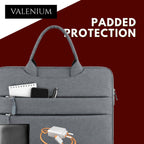 Valenium 15.6" Polyester Laptop Bag (Grey)
