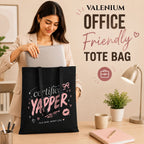 Valenium Certified Yapper Canvas Tote Bag