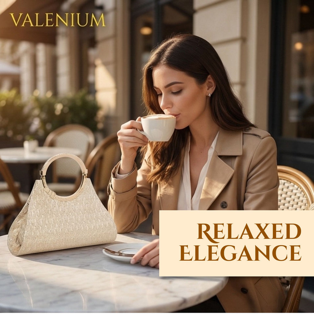 Valenium Clutch Bag (Golden)