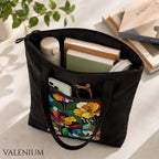 Valenium Citrus Bloom Printed Tote Bag