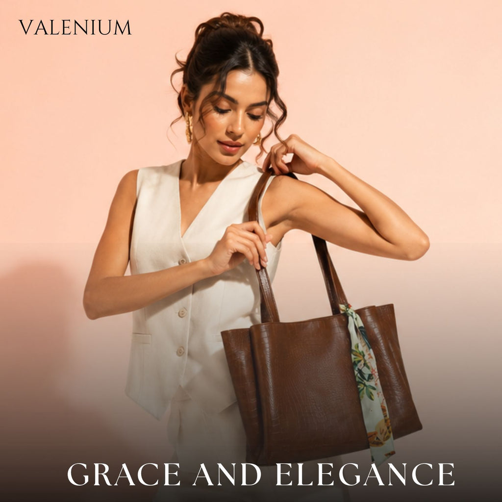 Valenium Shoulder Tote Bag