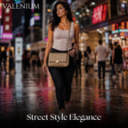 Valenium Quilted Cross Body Sling Bag (Olive)